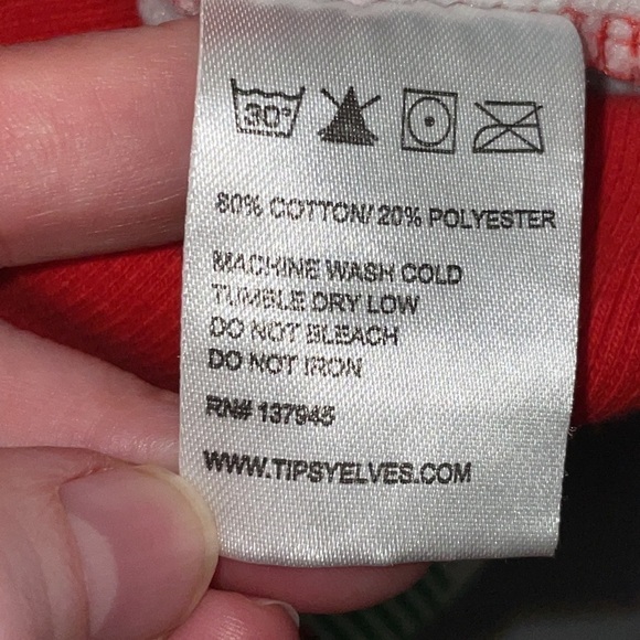 Tipsy Elves Plaid Christmas Hooded Onesie – Unisex – Men's L / Women's XL - Picture 10 of 13